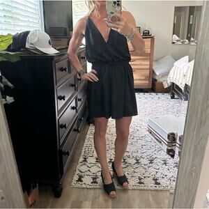 Ramy Brooks Karina Chain Satin Mini Dress